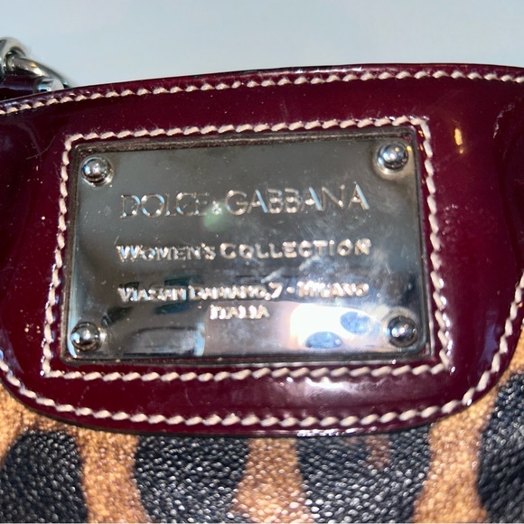 Dolce & Gabbana Miss Easy Way Leopard Print Shopper Tote 2000's **RARE FIND - Picture 2 of 15